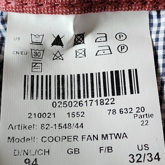 Brax style Cooper regular fit cotton sporty trousers 32/34 color rust - Picture 7 of 7